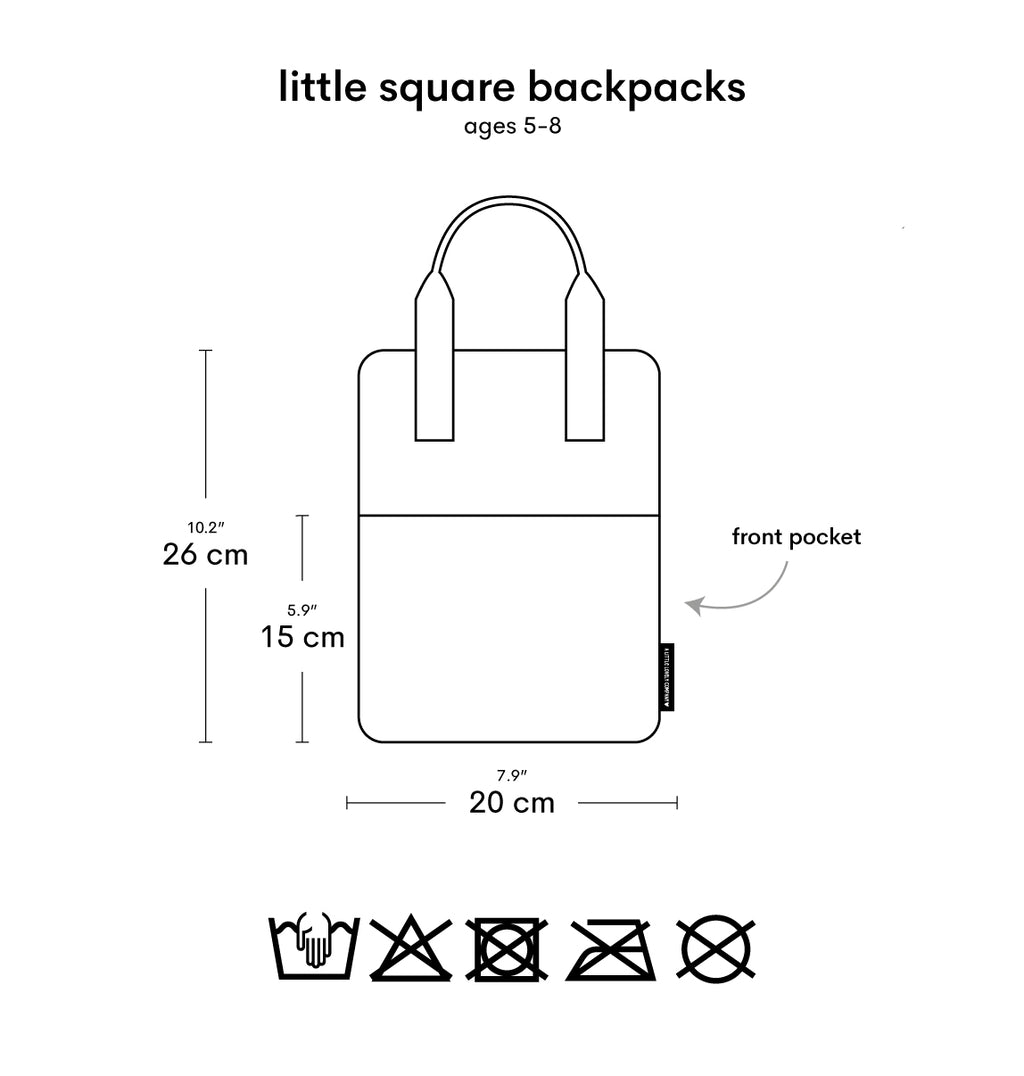 Little square backpack: Dinosaur