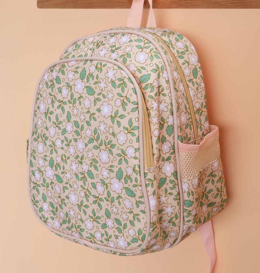 Backpack: Blossoms - pink 