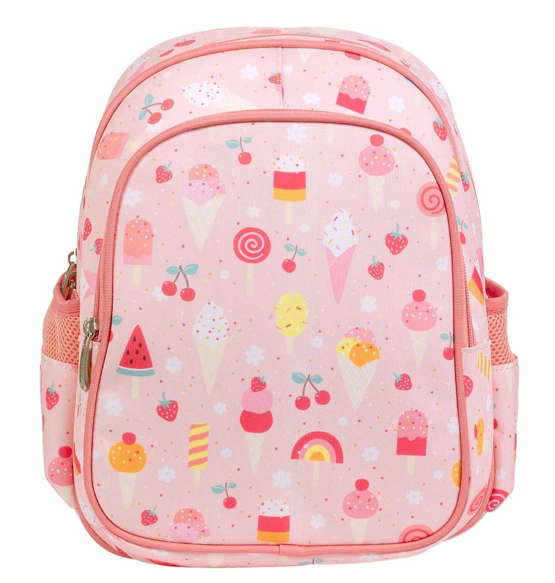 Pink Backpack with Ice-creams for Kids