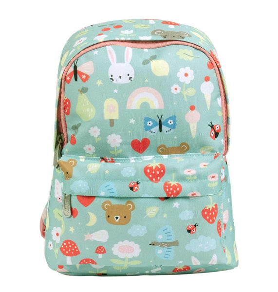 Small Toddler Backpack with Joy Print