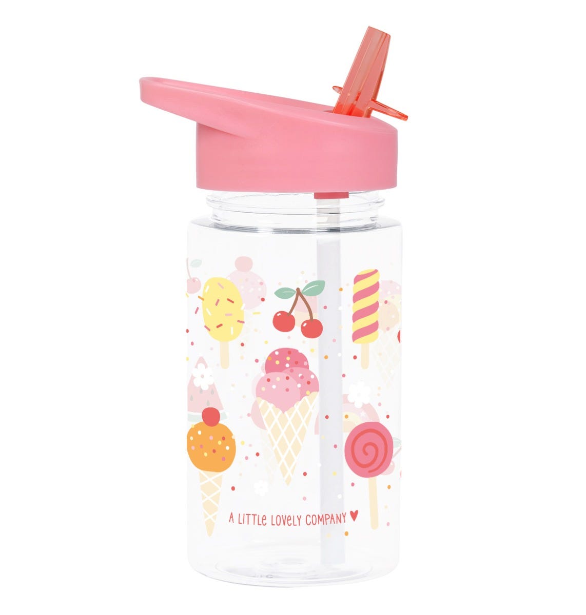 Transparent Drink Bottle with Ice Creams | A Little Lovely Company