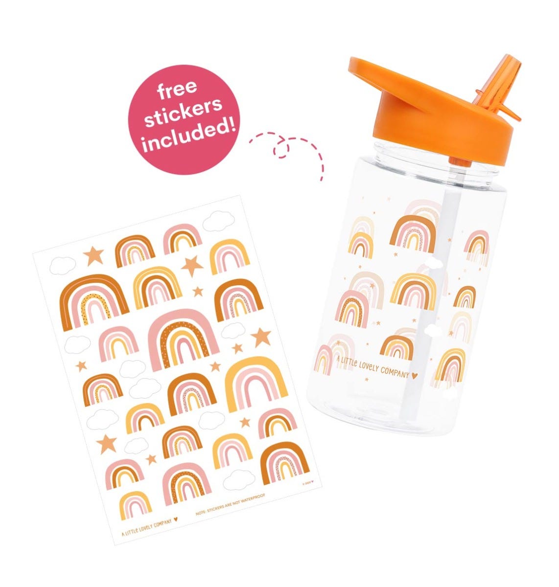 Drink bottle: Rainbows