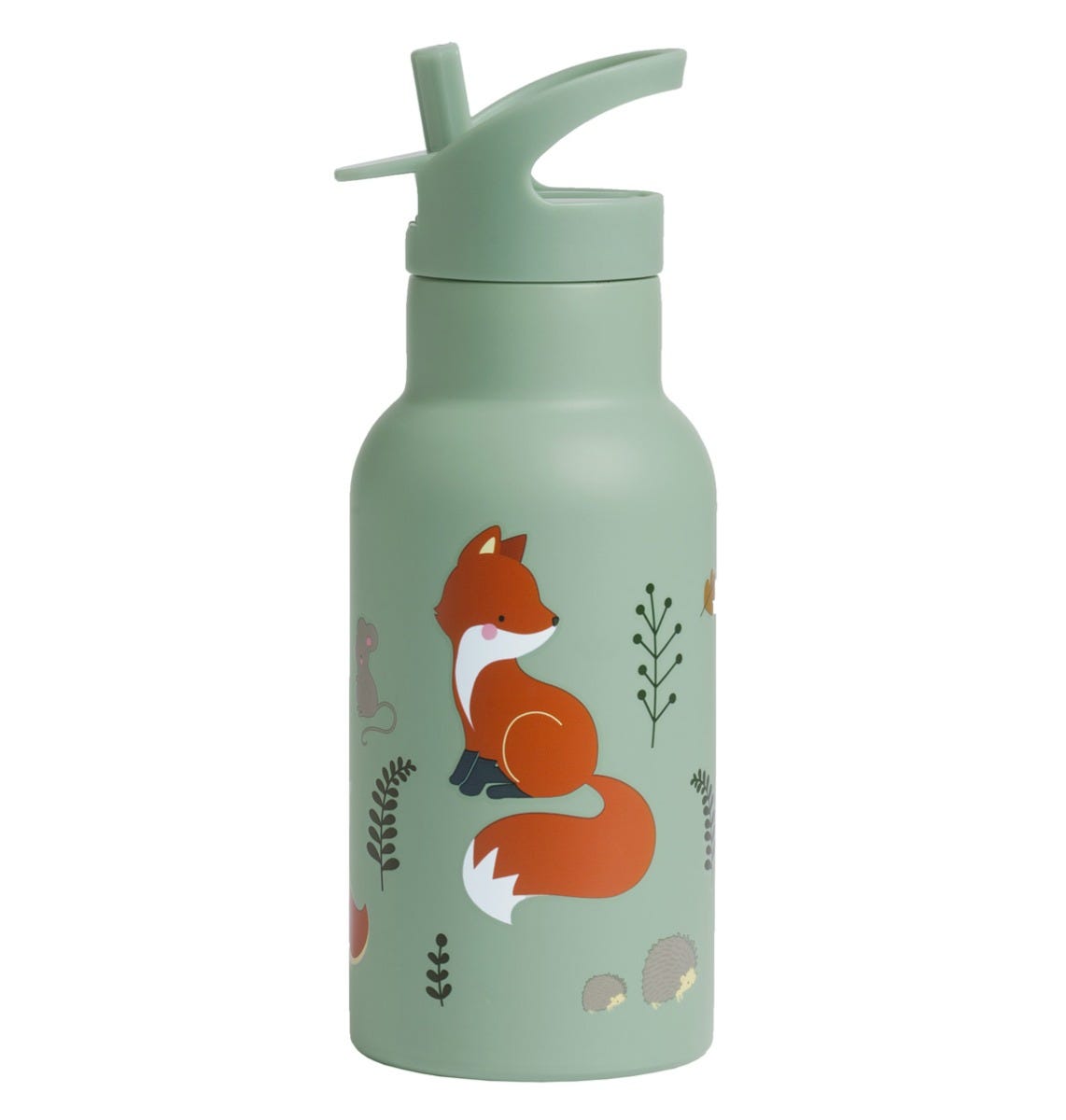 Stainless steel drink bottle: Forest friends
