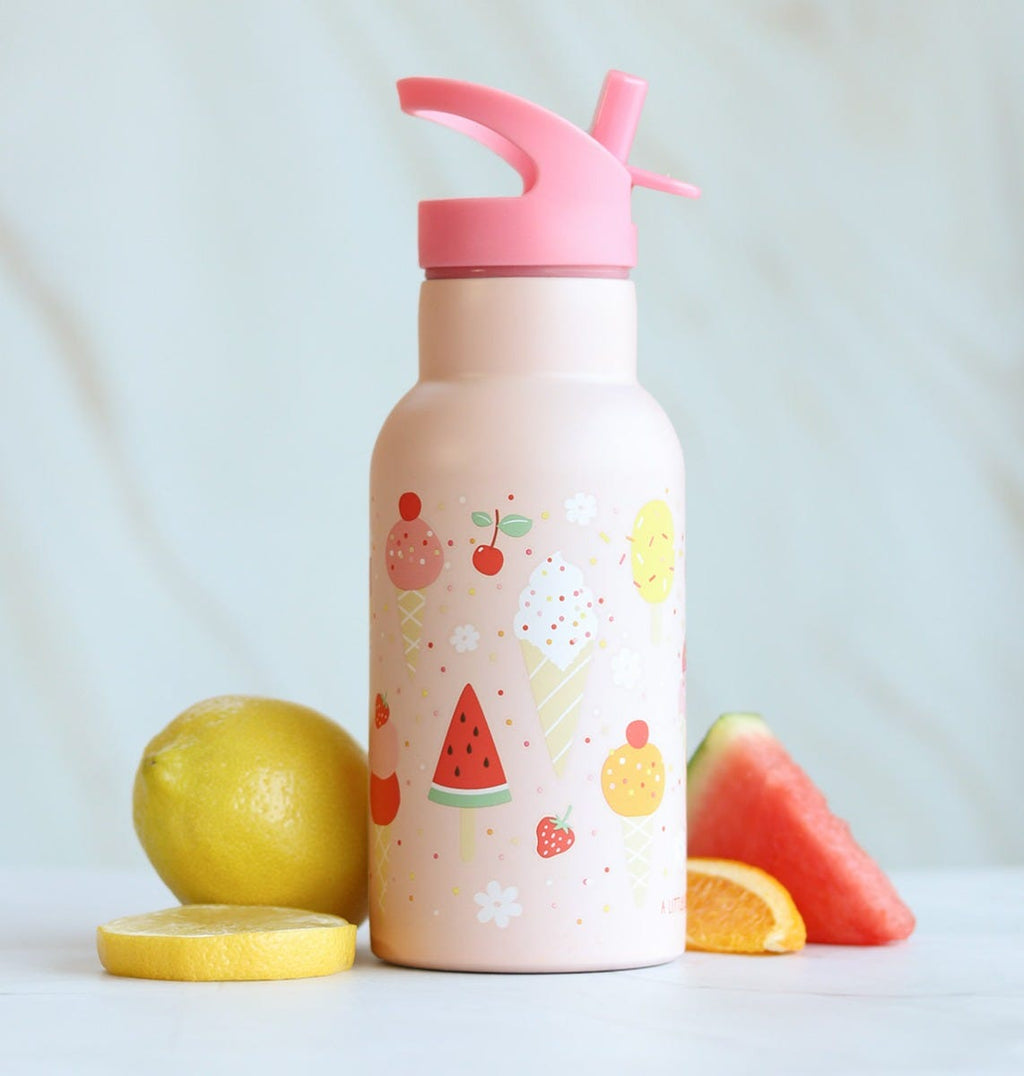 Stainless steel drink bottle: Ice-cream