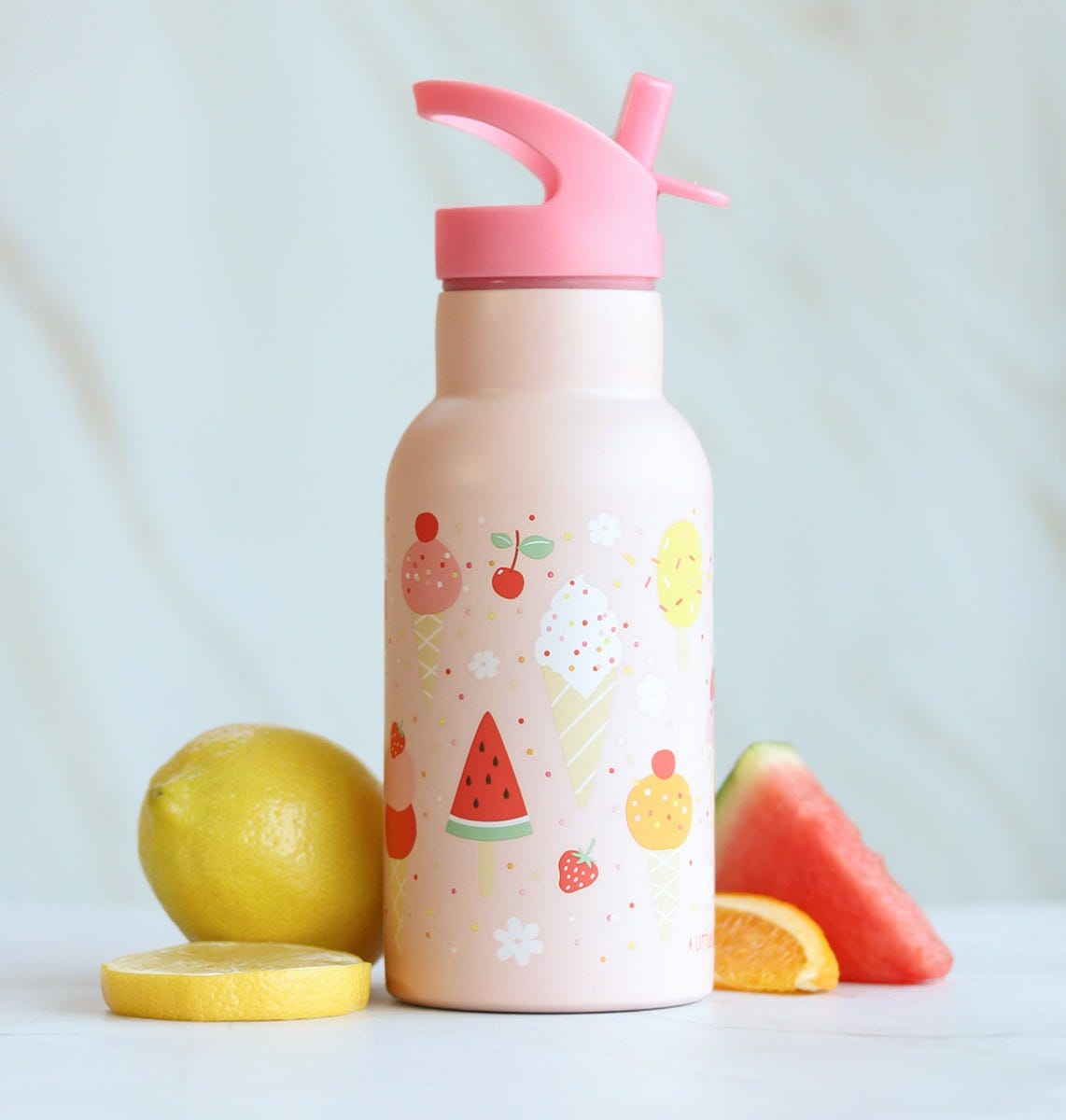Stainless steel drink bottle: Ice-cream