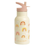 Stainless steel drink bottle: Rainbows