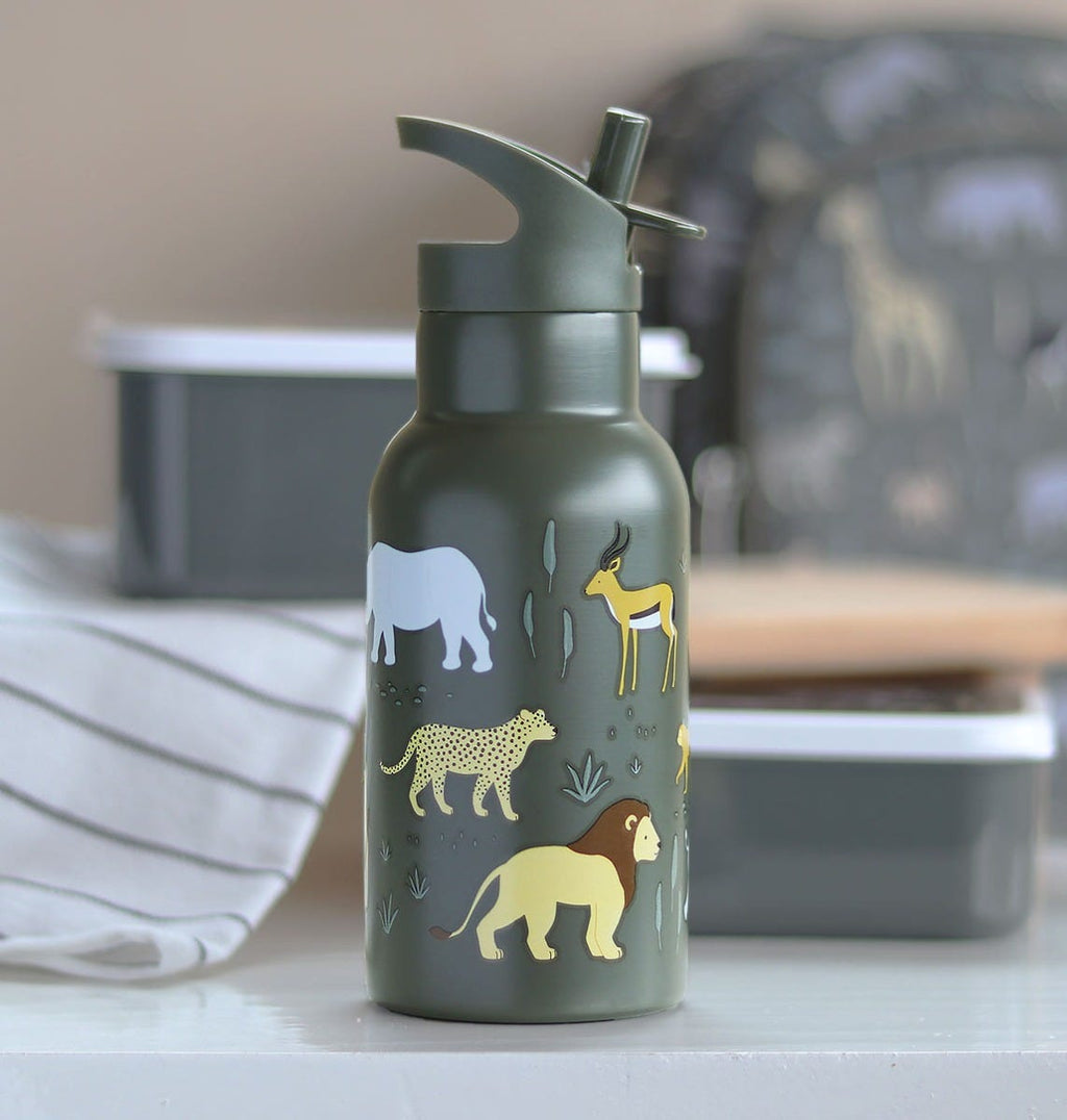 Stainless steel drink bottle: Savanna
