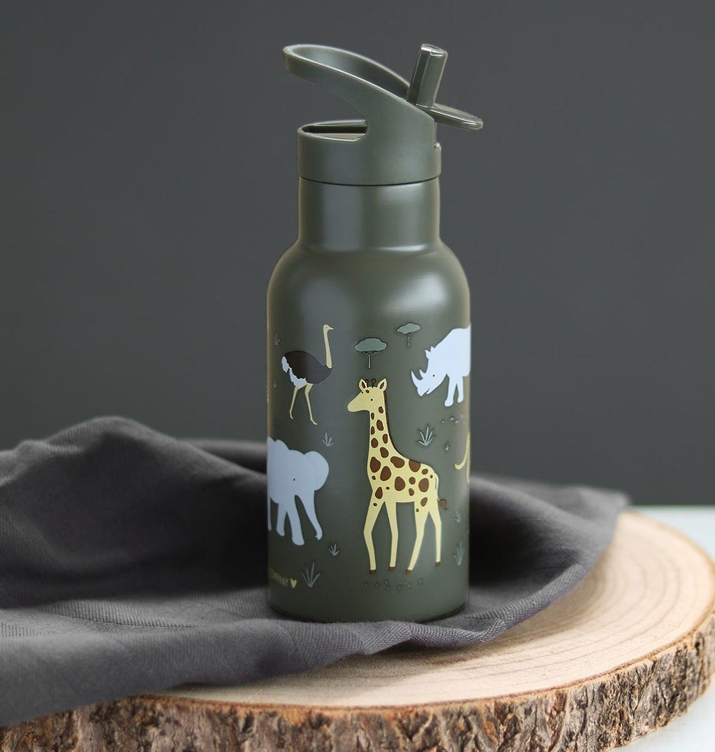 Stainless steel drink bottle: Savanna