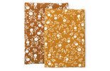 Muslin cloth set of 2: Blossom - caramel