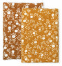 Muslin cloth set of 2: Blossom - caramel