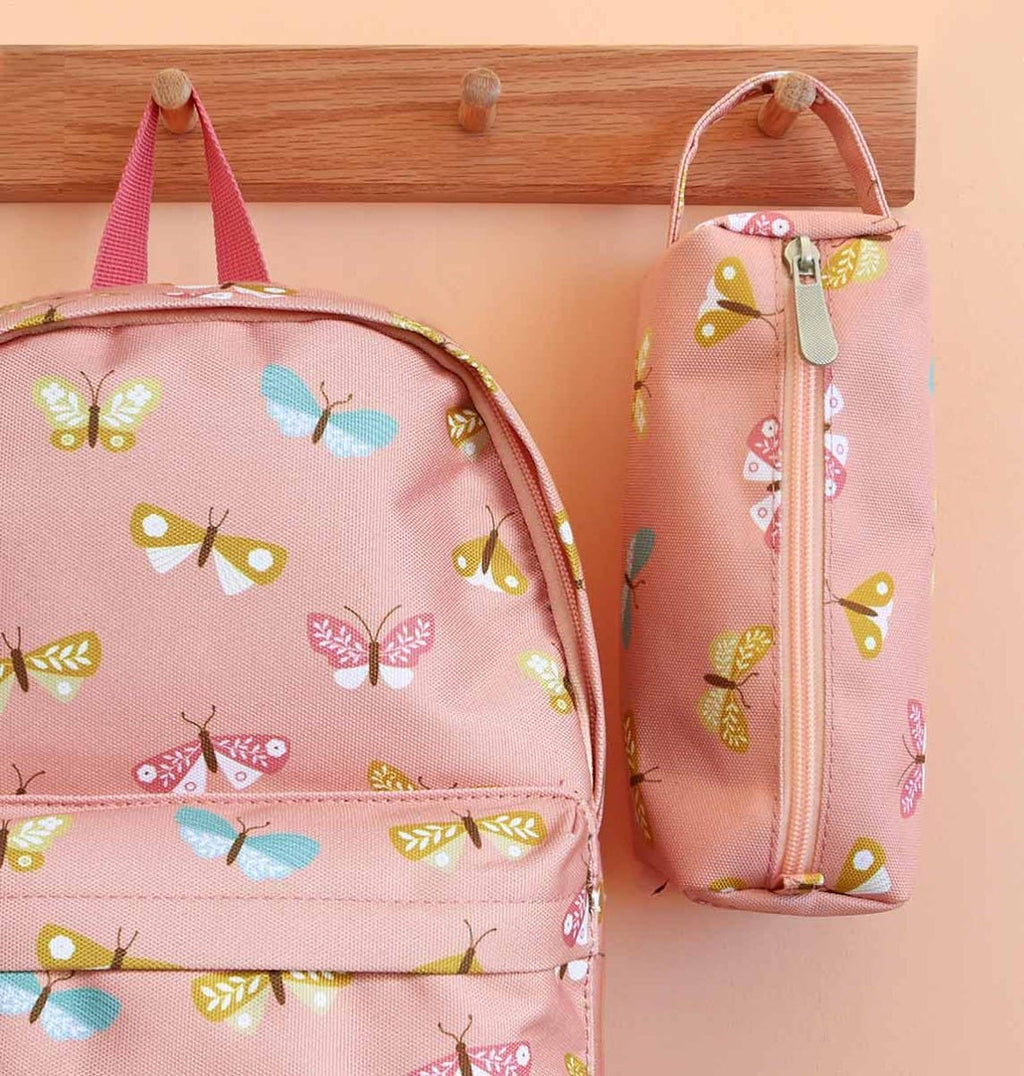 Pencil case:  Butterflies