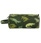 groene etui voor pennen en school met krokodillen van a little lovely company