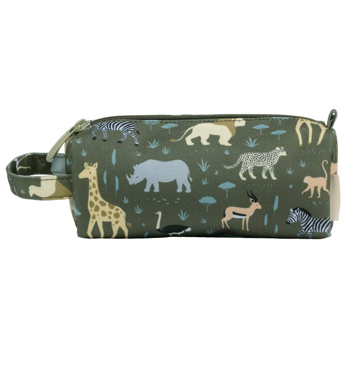 etui voor pennen met wilde dieren van de savanne van a little lovely company