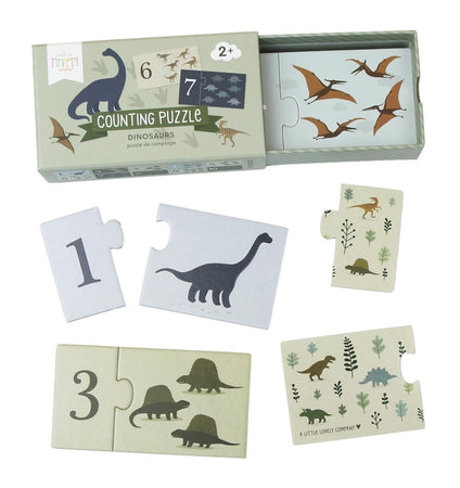 Counting puzzle: Dinosaurs