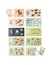 Counting puzzle: Forest friends