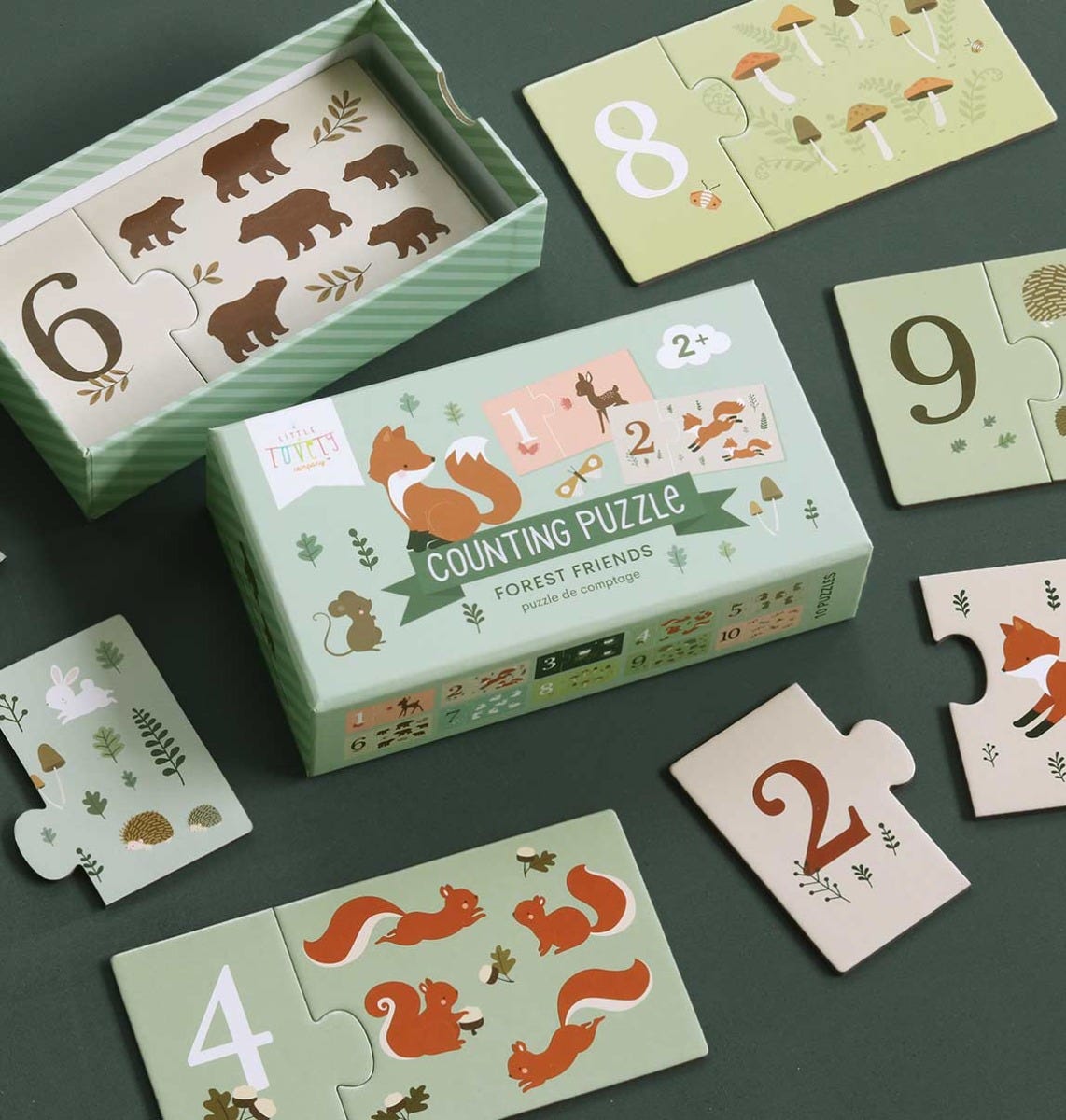 Counting puzzle: Forest Friends