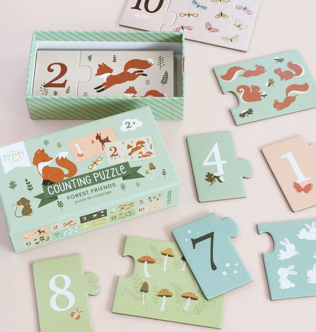 Counting puzzle: Forest Friends