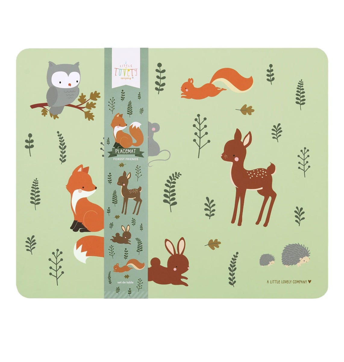 Placemat: Forest friends