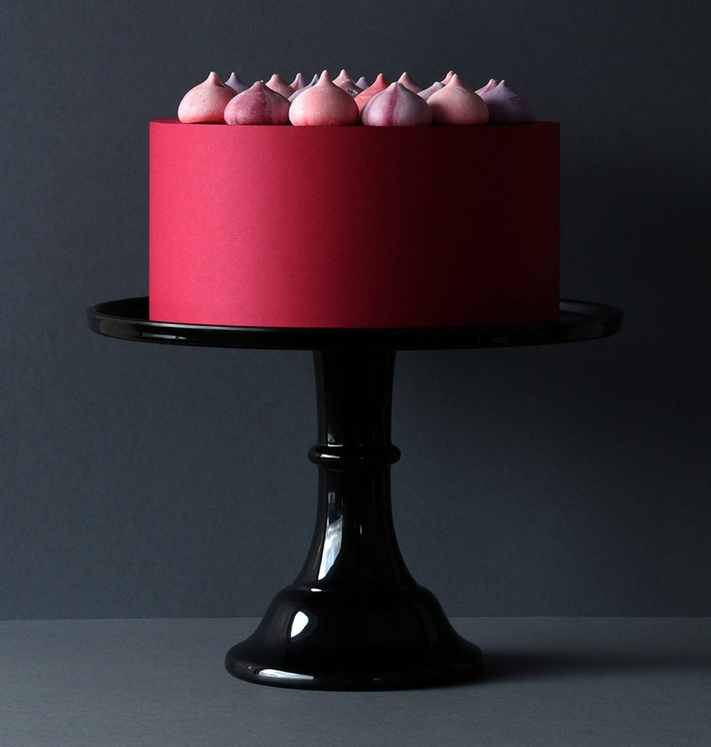 Cake stand: Large - black