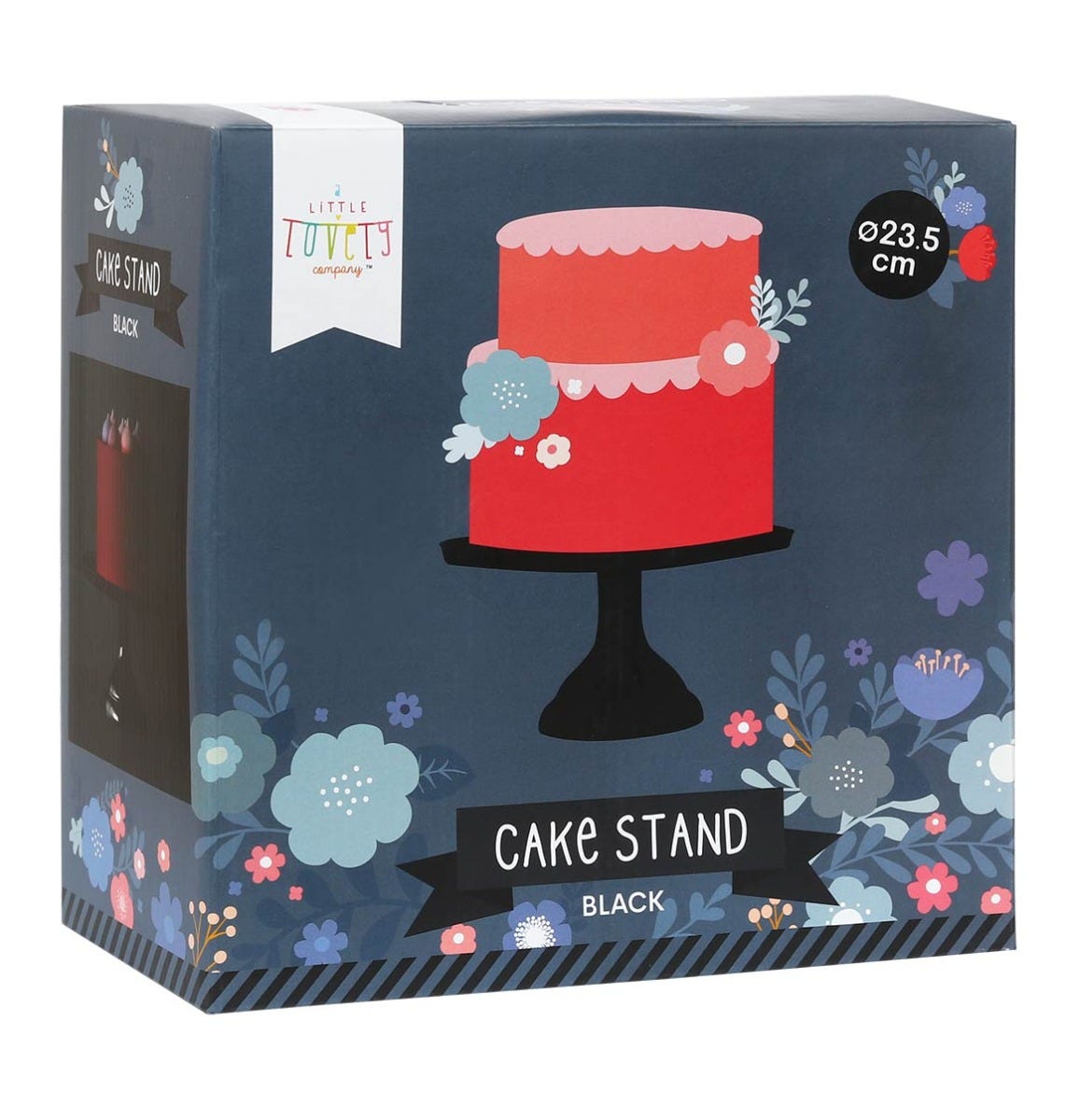 Cake stand: Small  - black