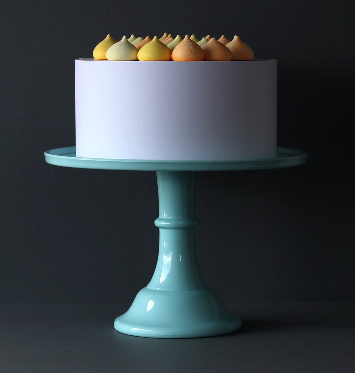 Cake stand: Large - vintage blue
