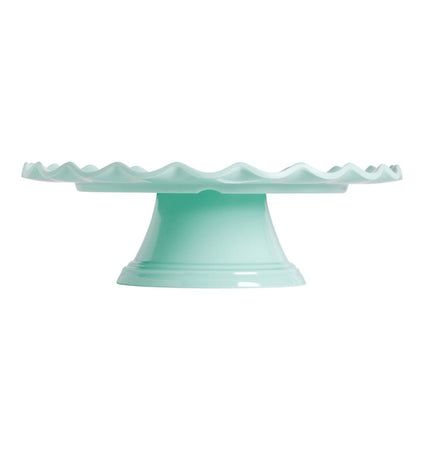 Cake stand: Wave - mint