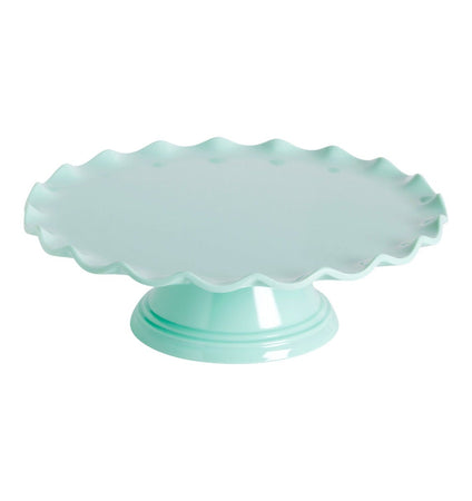 Cake stand: Wave - mint
