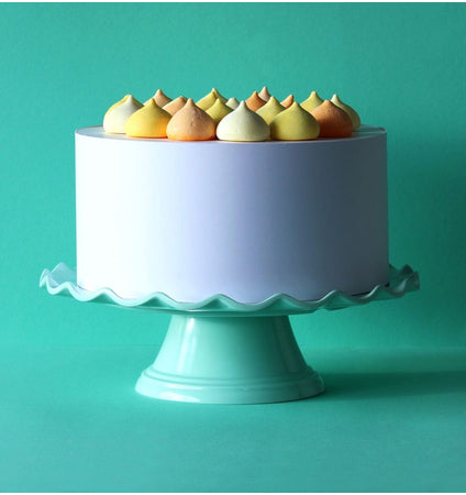 Cake stand: Wave - mint