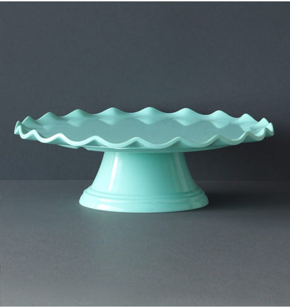 Cake stand: Wave - mint