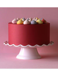 Cake stand: Wave - pink