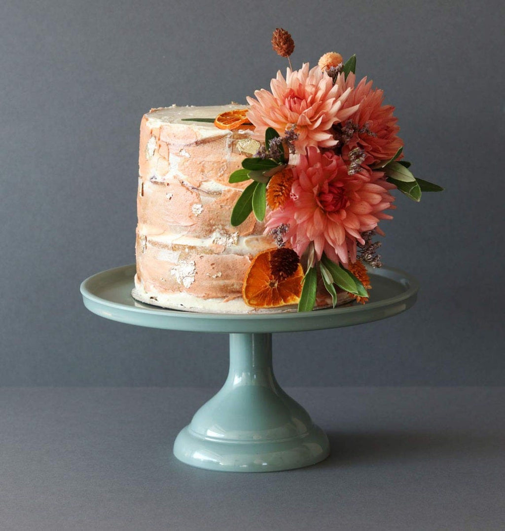 Cake stand: Small  - sage green