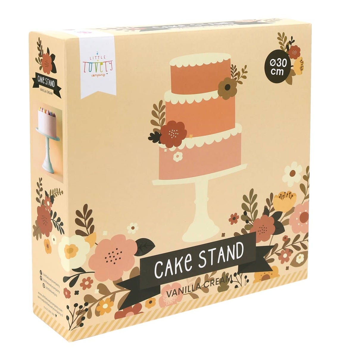 Cake stand: Large - vanilla cream