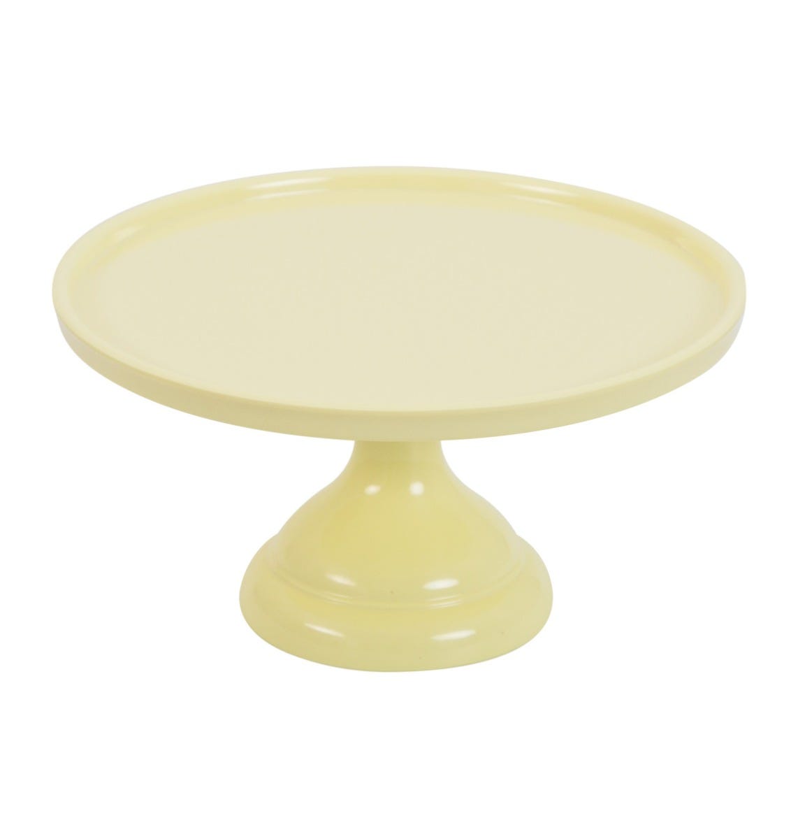 Cake stand: Small - yellow