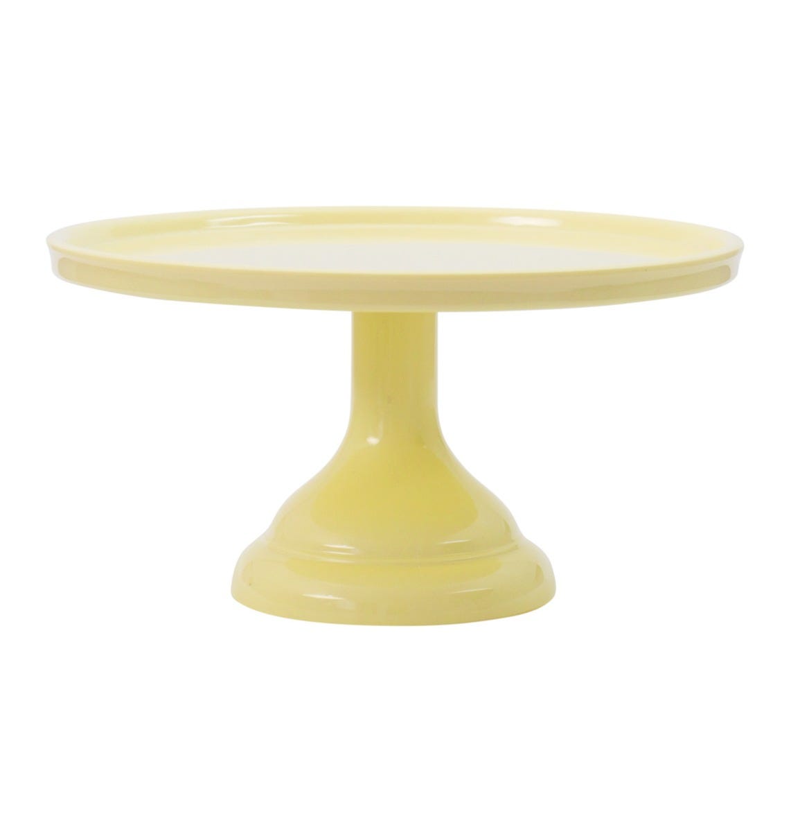 Cake stand: Small - yellow