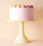 Cake stand: Large - yellow
