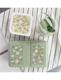 Lunch box: Blossoms -sage