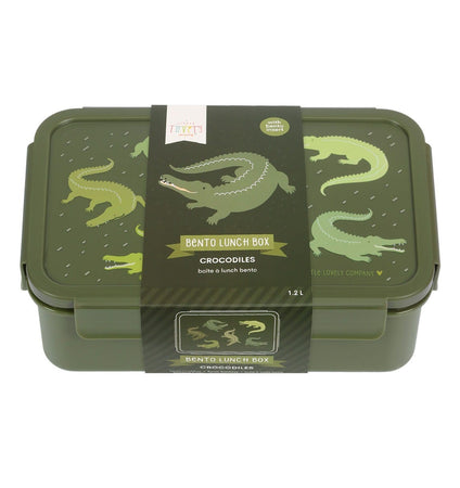 Bento lunch box: Crocodiles