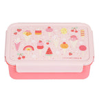 roze bento broodbakje met ijsjes print van a little lovely company