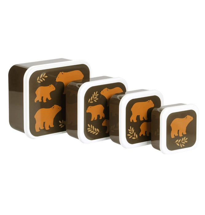 Lunch & snack box set: Bears