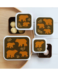 Lunch & snack box set: Bears