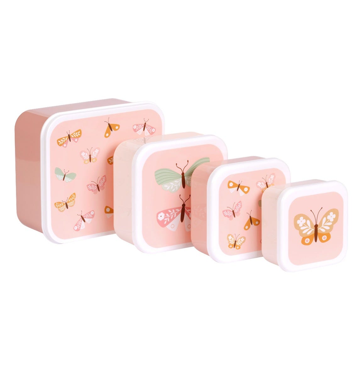 Lunch & snack box set: Butterflies