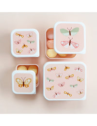Lunch & snack box set: Butterflies