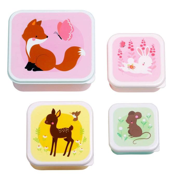 Lunch & snack box set: Forest Friends