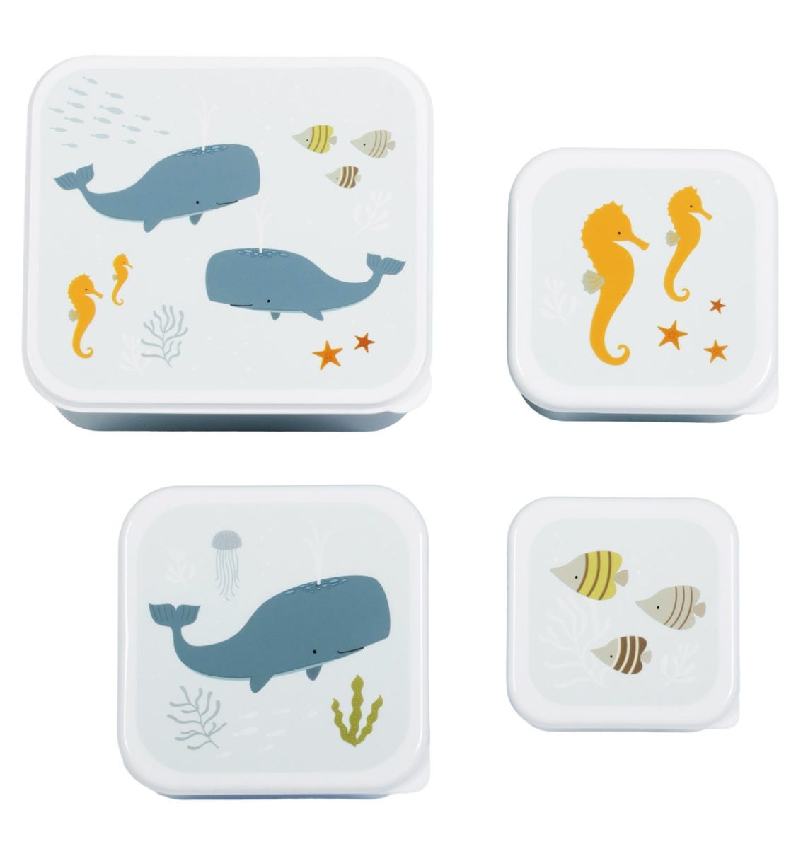 Lunch & snack box set: Ocean, Lunch boxes