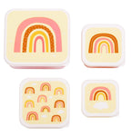 Lunch & snack box set: Rainbows