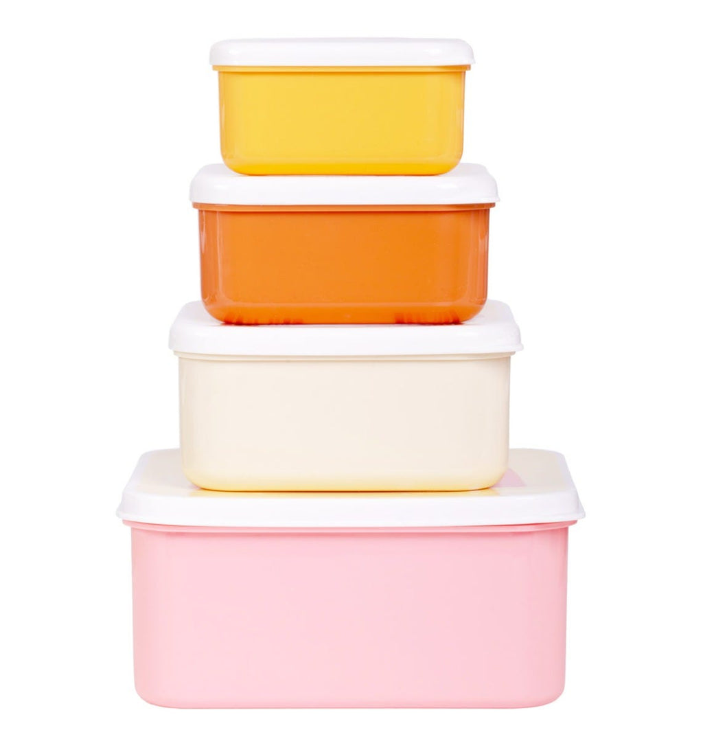 Lunch & snack box set: Rainbows