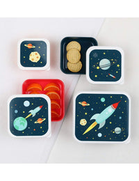 Lunch & snack box set: Space
