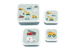 Lunch & snack box set: Vehicles