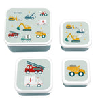 Lunch & snack box set: Vehicles