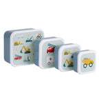 Lunch & snack box set: Vehicles